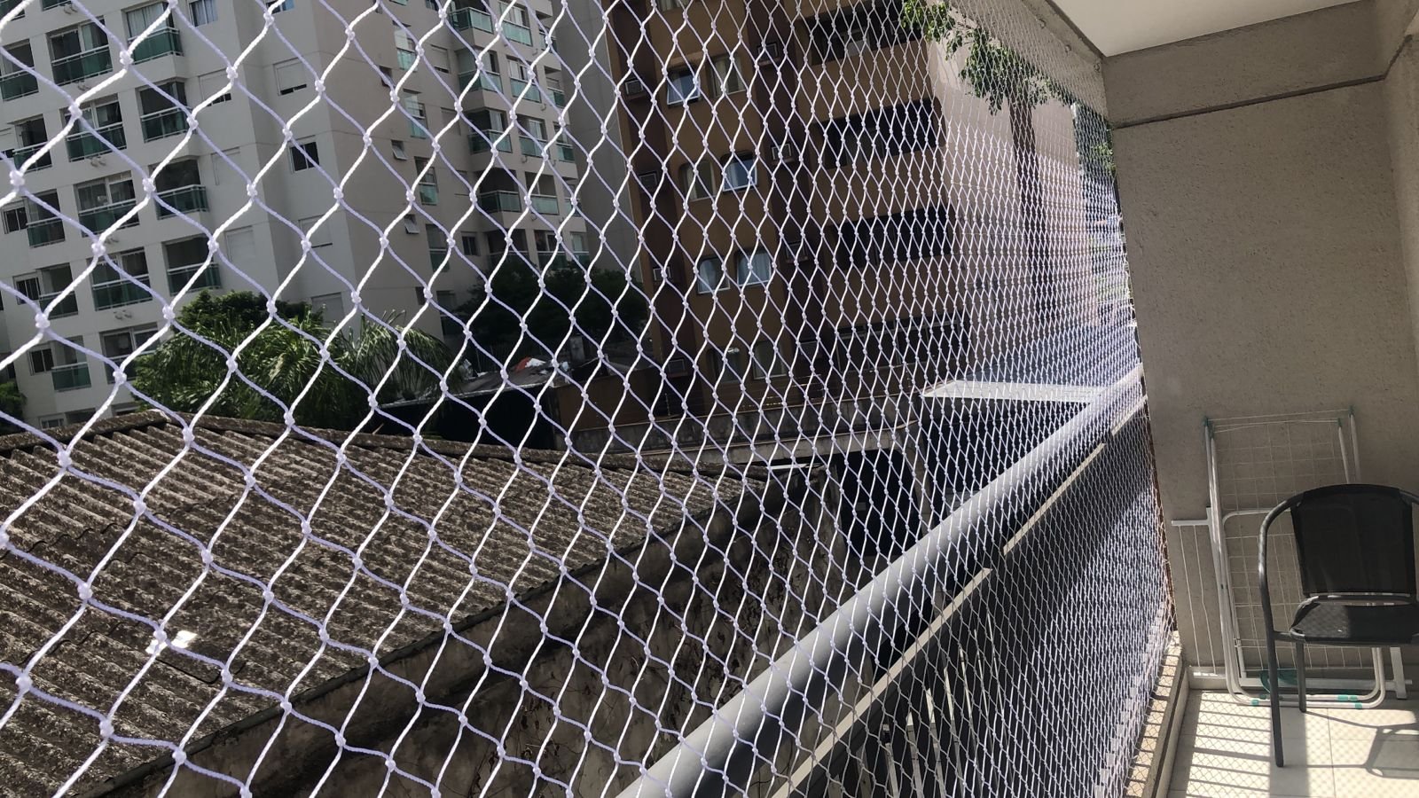 Rede de Proteção para Sacadas e Varandas - Alto Padrão Tela de proteção resistente e discreta